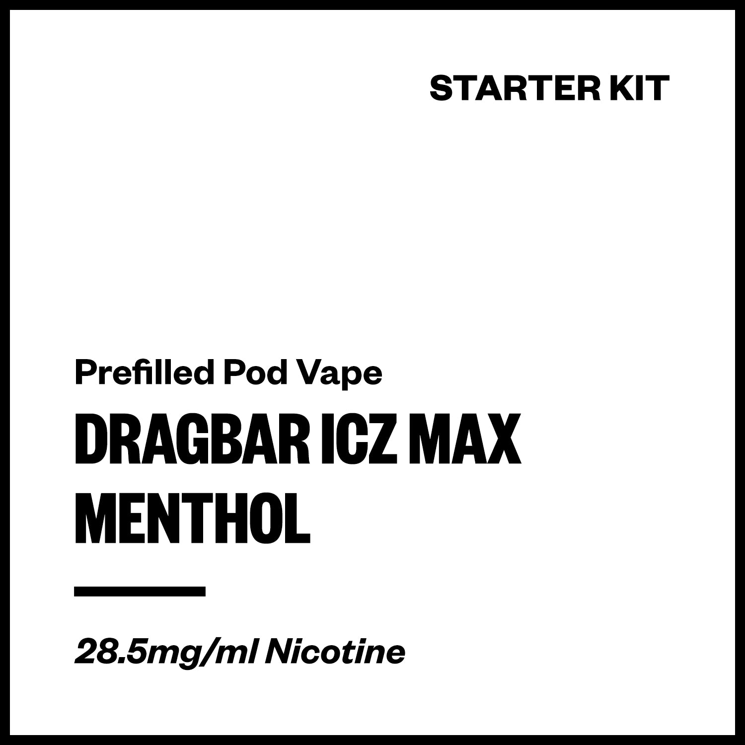 dragbar-icz-max-kit-menthol.jpg Dragbar ICZ Max - Menthol (Starter Kit) - Image 1